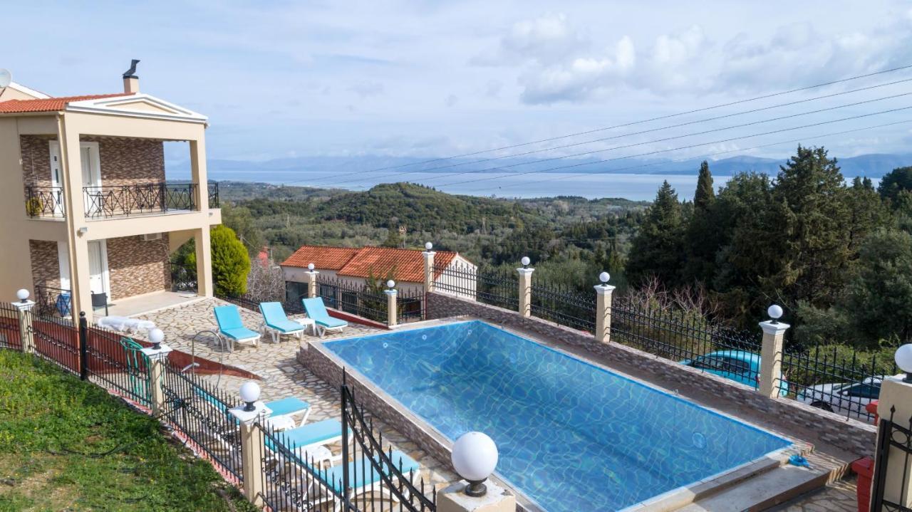 Villa Spartera Sea View By Corfuescapes Lefkímmi Buitenkant foto